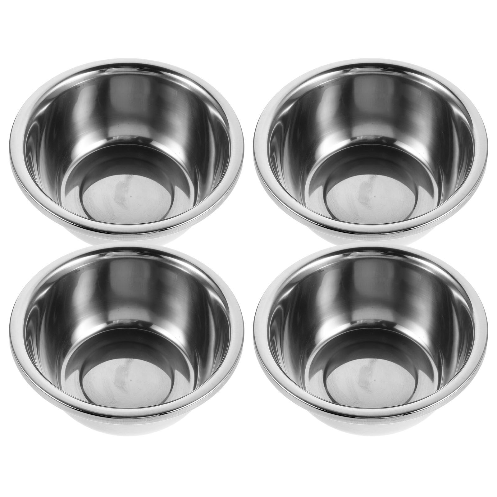 Meal Prep Kitchen - 4-teiliges Set aus Edelstahl-Rührschüsseln, robuste, tiefe