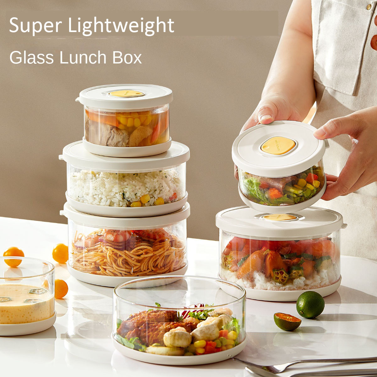 Glas-Schüssel mit luftdichtem  – Meal Prep With Rice Bewertung und Preis